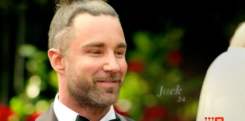 MAFS groom of 2024, Jack, in the first episode