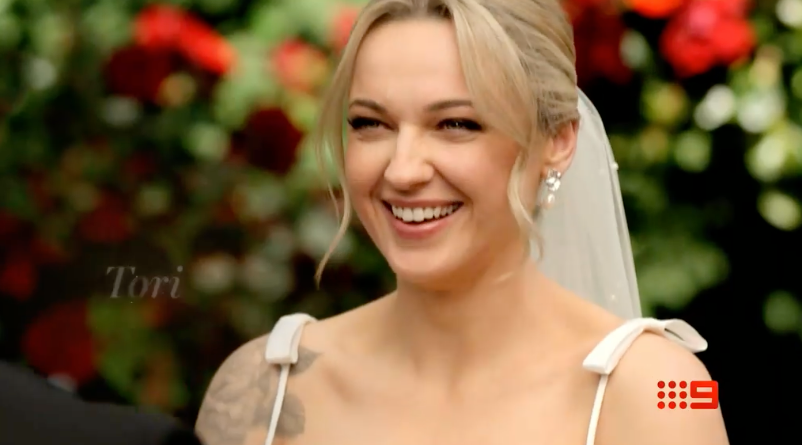 New season of MAFS 2024 sees Tori on her ceremony day