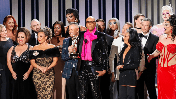 RuPaul Brought Dozens Of Drag Queens On Stage With Him At The Emmys To Speak Out On Hate