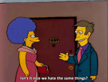 The Simpsons hate GIF