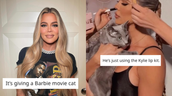 Fans Have Accused Khloé Kardashian Of FaceTuning Her Cat In A Recent IG Post