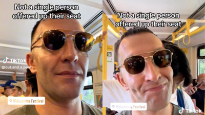 A Melbourne Dad Has Gone Viral After He Slammed Tram Passengers For Not Offering Up Their Seats