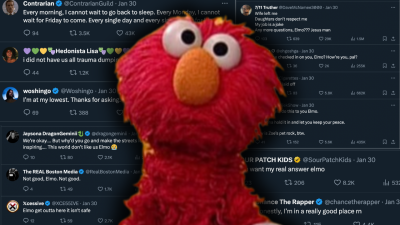 Elmo, Naive Bastard He Is, Asked The Internet How Everyone Was Doing And Oh Boy Did We Tell Him