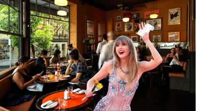 Taylor Spent Hundreds Of Dollars On That Bougie Sydney Dinner & Tipped The Wait Staff, Too