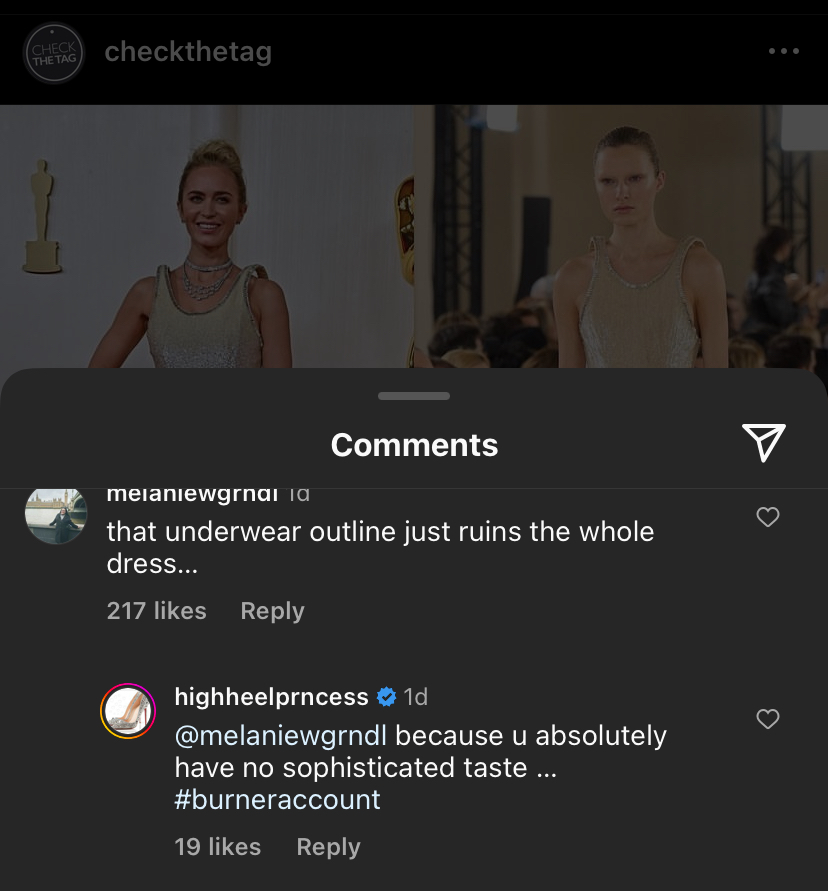 emily-blunt-oscars-stylist-instagram-comments