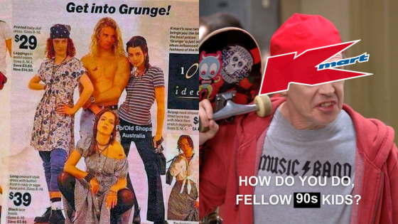 A Kmart Ad For ‘Grunge’ Clothes From The 90s Has Resurfaced Online & The Prices Are Sending Ppl