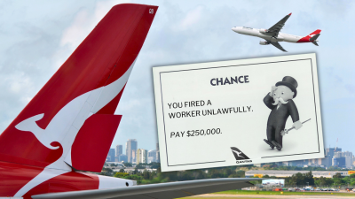 Qantas Has Been Fined $250K & Slammed As ‘Shameful’ Over The Illegal Termination Of A Worker