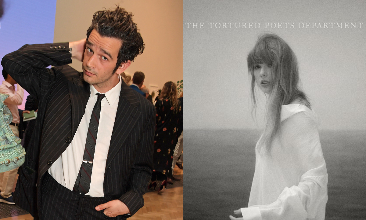 Matty Healy 1975, Taylor Swift The Tortured Poets Department Album Cover