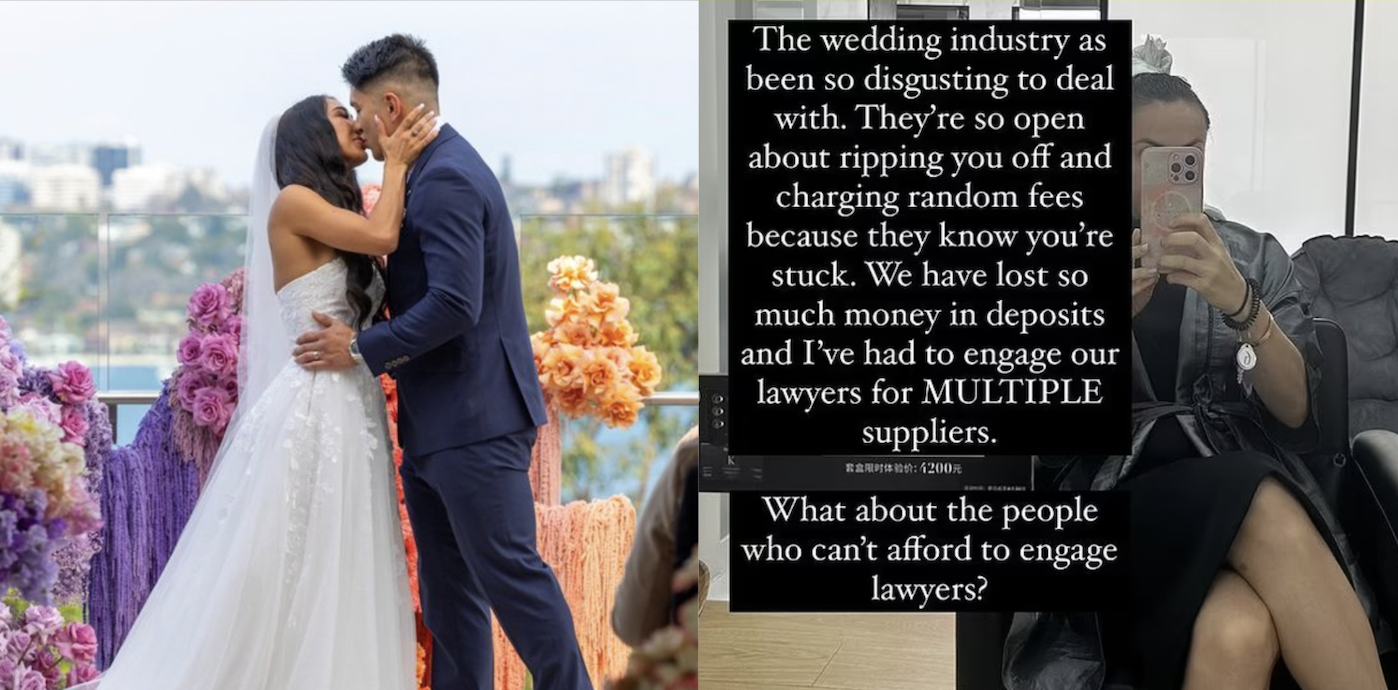 MAFS Bride Slams 'Disgusting' Wedding Industry In Series Of IG Stories: 'Ripping You Off'