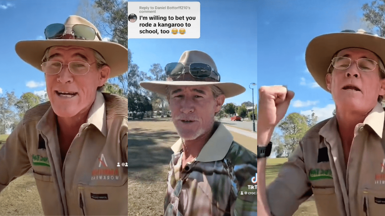 Legend Goes Viral For Teaching Americans How Aussies Have 'Kangaroo Licences'