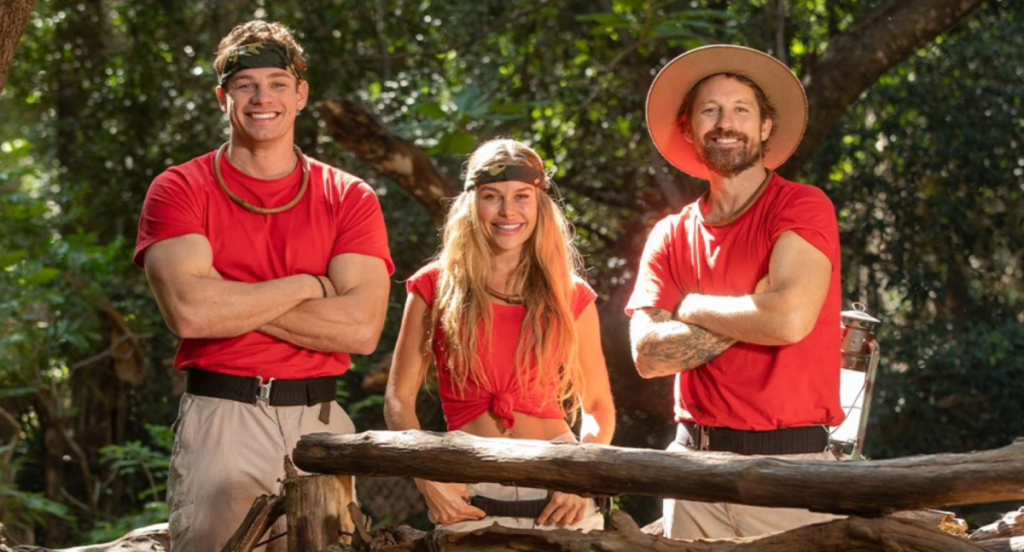 Tristan MacManus, Skye Wheatley and Callum Hole on I'm A Celebrity... Get Me Out Of Here!