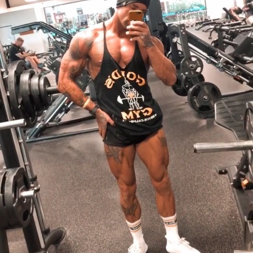 Jack Dunkley from MAFS wearing gym attire 