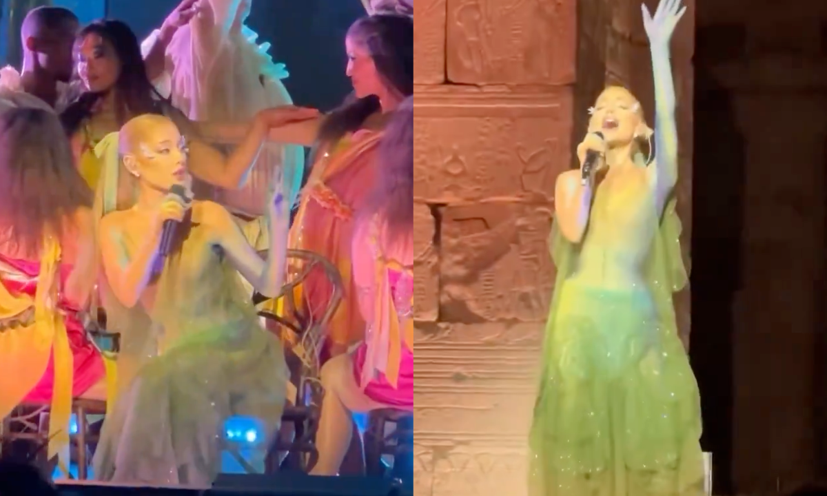 Met Gala Attendees Have Leaked Vids Of Ariana Grande’s Set And They’re Doing The Lord’s Work