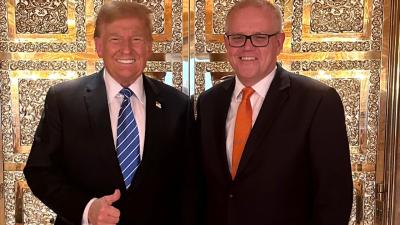 Scott Morrison Says It Was Nice To See Trump After The ‘Pile-On’ (Criminal Trial) He’s Copped
