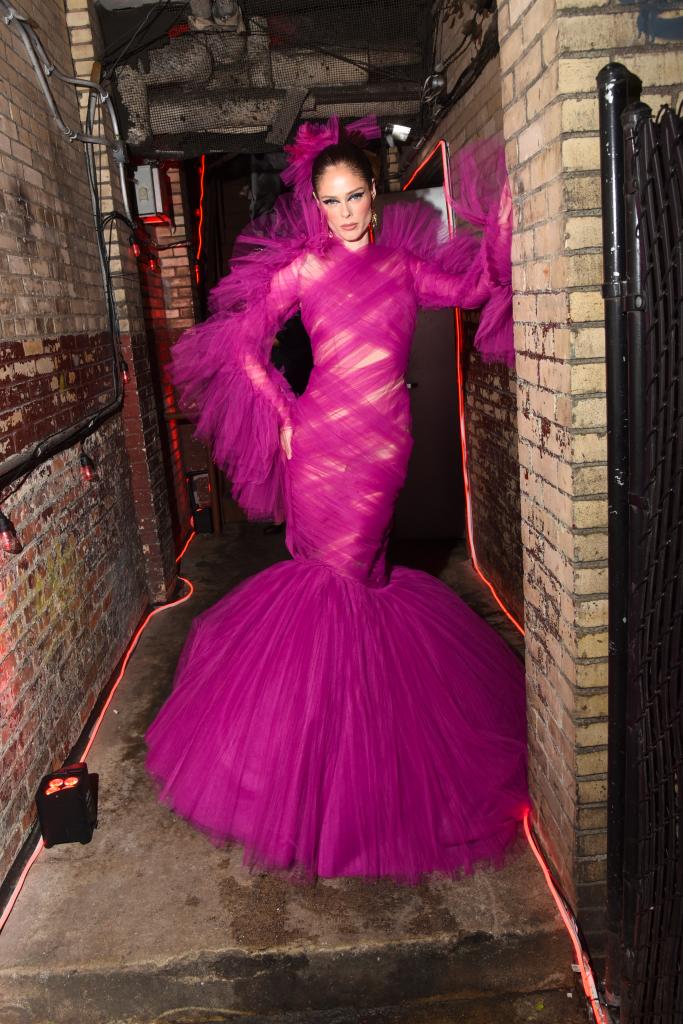 Coco Rocha at a Met Gala party