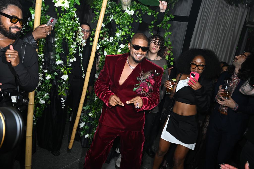 Usher at a met gala 2024 after party