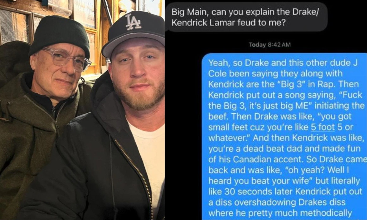 Chet Hanks Explaining The Drake/Kendrick Feud To His Dad Tom Is The Best Thing You'll Read Today