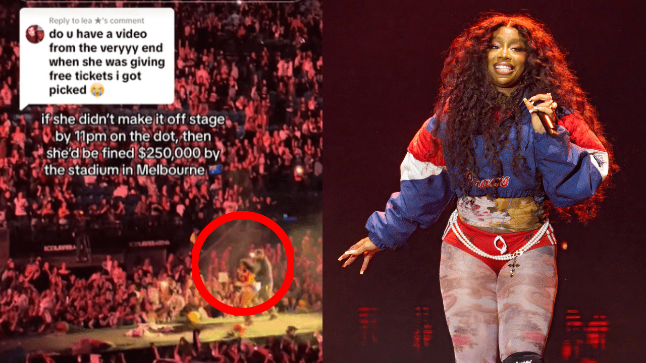 Footage Of SZA Fleeing Her Melbourne Concert To Avoid A $25K Fine Has Taken CTRL Of TikTok
