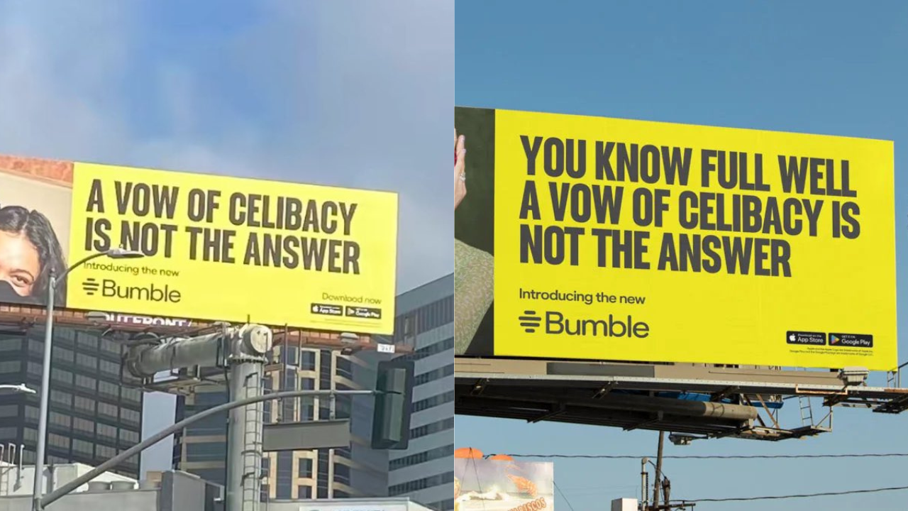 Bumble Has Apologised After Its Ad Campaign Poking Fun At Celibacy Was Dragged Online