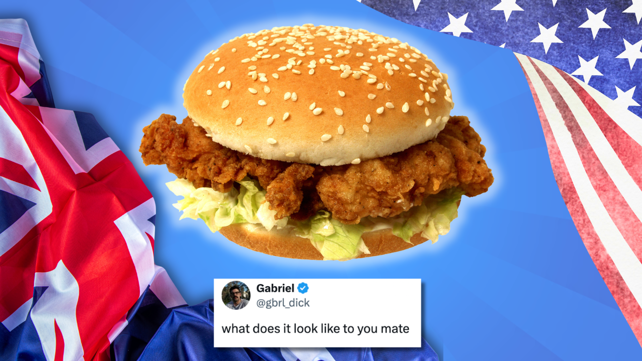 Americans Are Melting Down Over What We Call A 'Chicken Burger' Like Their Food Isn't Mid At Best